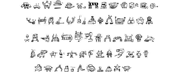 Alphabots Font