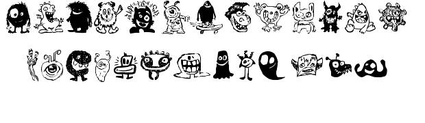 Happy Monsters Font