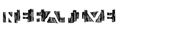 Negative Font