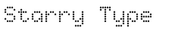 Starry Type Font